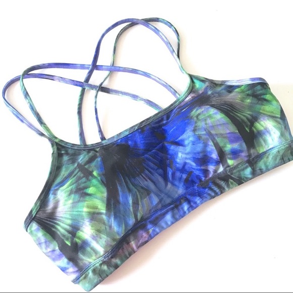 Athleta Other - Athleta sports bra strappy full focus radiant L